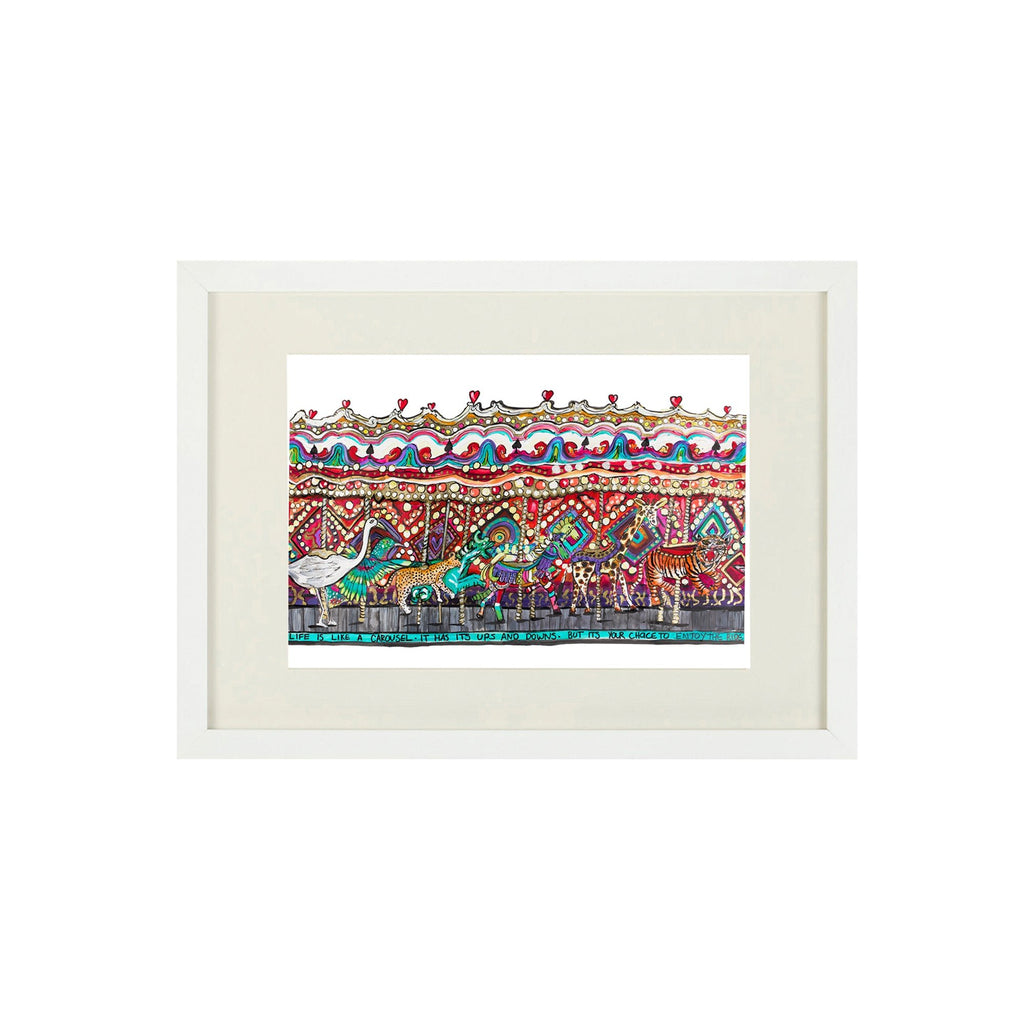 ANIMAL CAROUSEL PRINT - Charlotte Posner