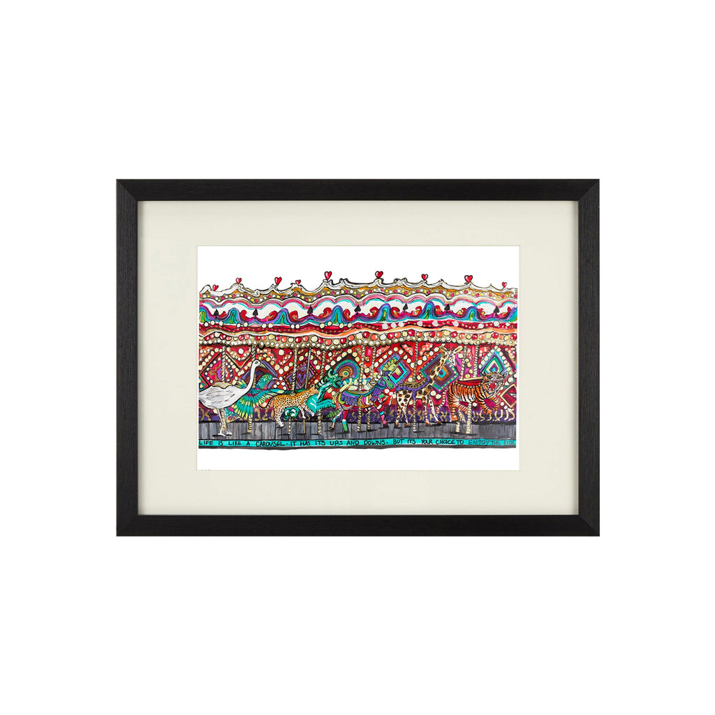 ANIMAL CAROUSEL PRINT - Charlotte Posner