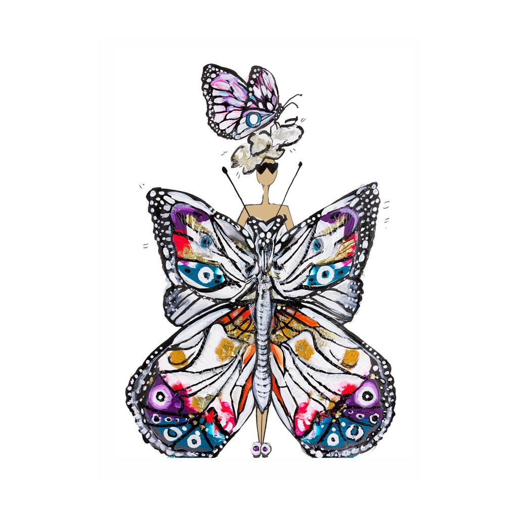 BE MY BUTTERFLY PRINT - Charlotte Posner