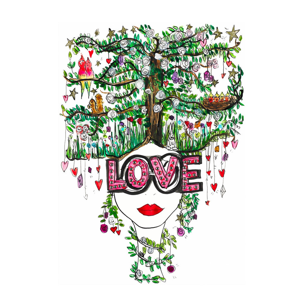 BLOOMING LOVE PRINT - Charlotte Posner