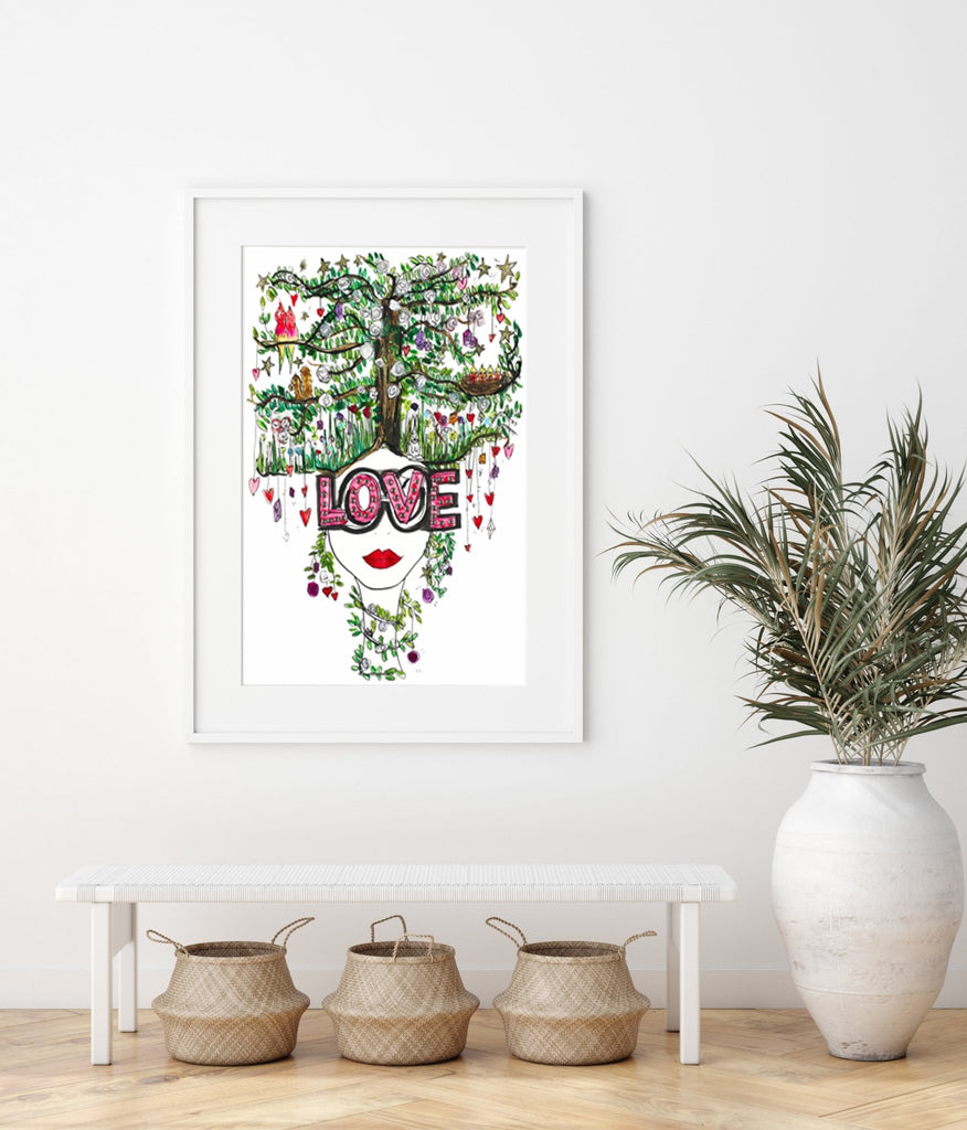 BLOOMING LOVE PRINT - Charlotte Posner