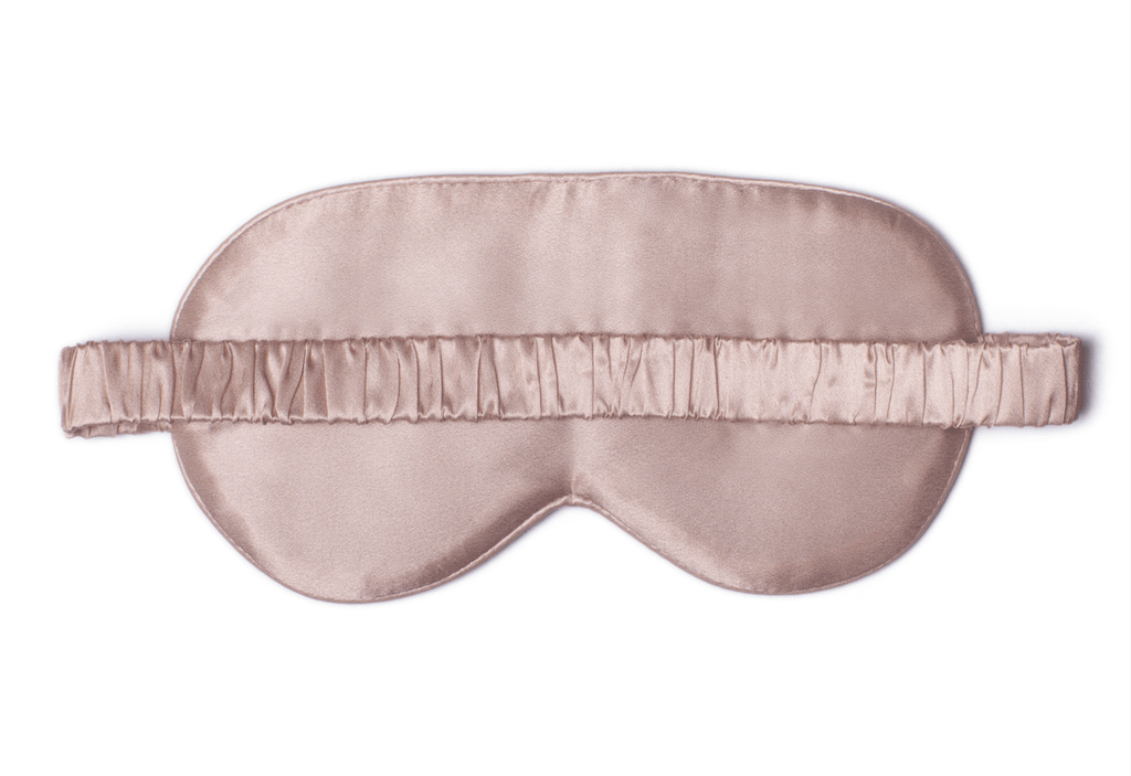 EYE MASK PINK CRYSTALS SILK - Charlotte Posner