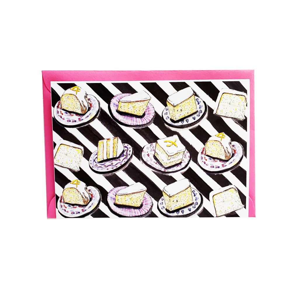 LEMON POPPYSEED CAKES NOTECARD - Charlotte Posner