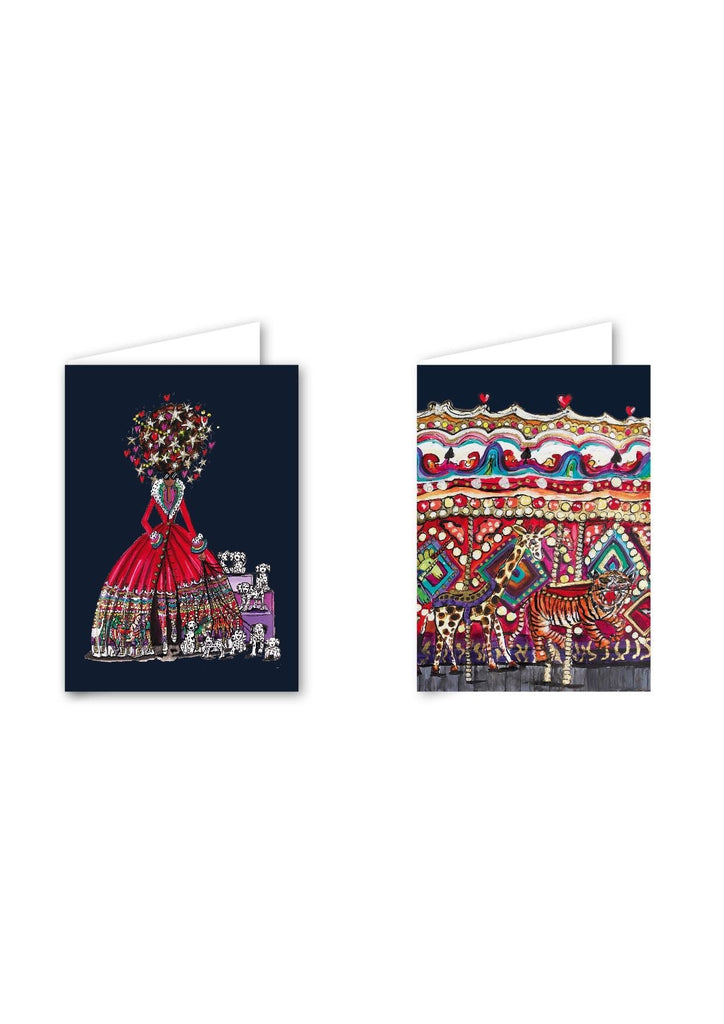 MADAME CAROUSEL NOTECARDS SET OF 6 - Charlotte Posner