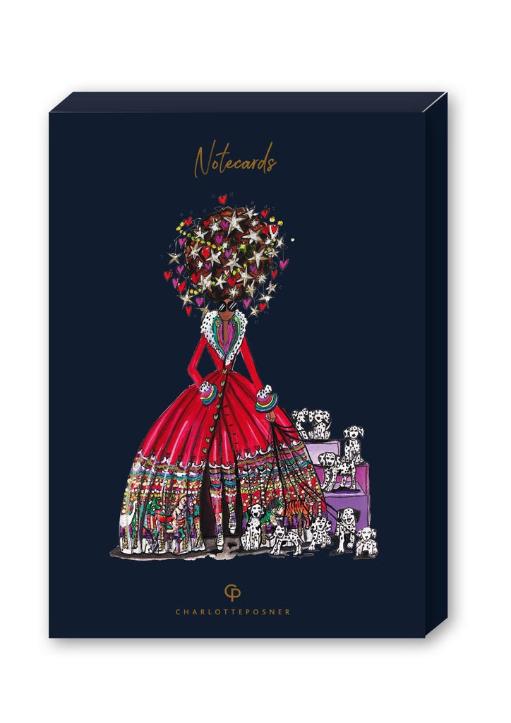 MADAME CAROUSEL NOTECARDS SET OF 6 - Charlotte Posner