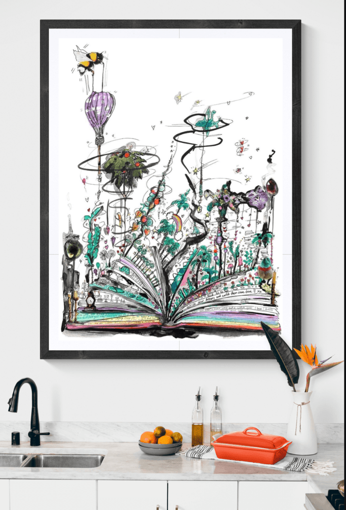 MAGIC OF BOOKS PRINT - Charlotte Posner