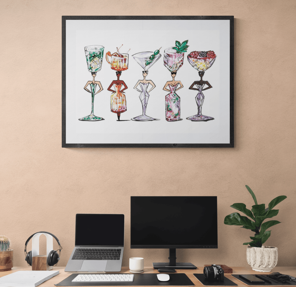 PARTY TIME PRINT - Charlotte Posner