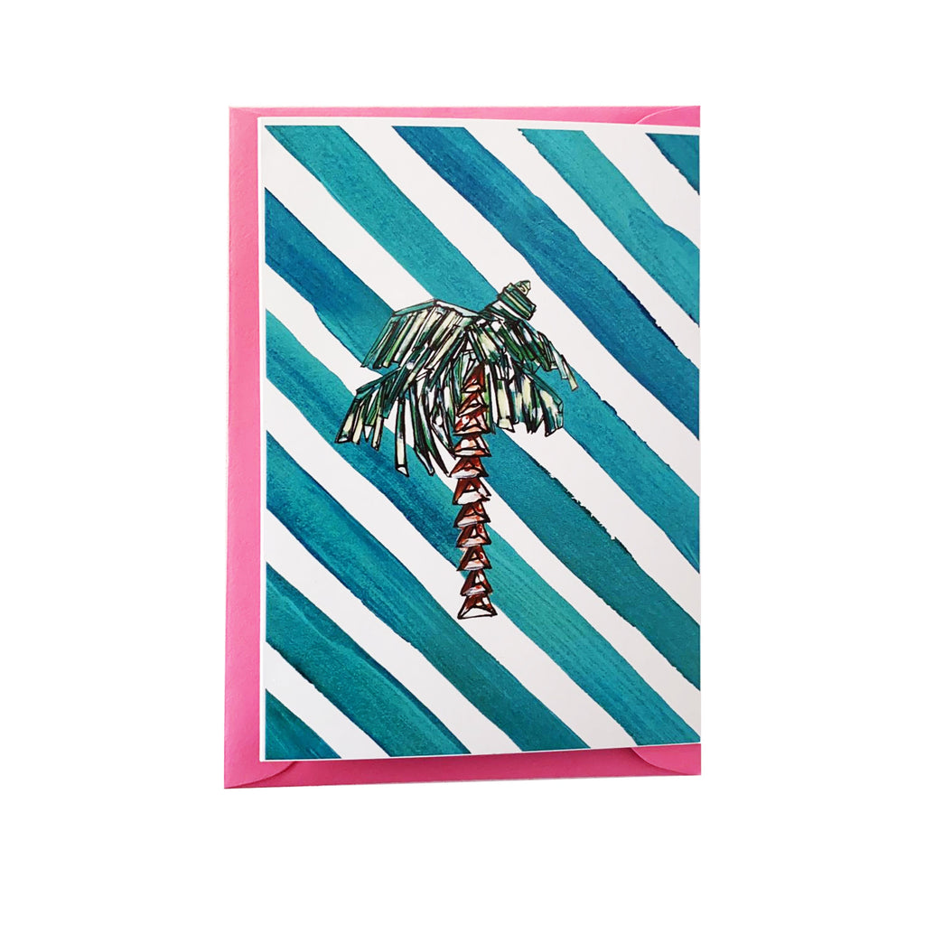 QUIRKY PALM NOTECARD - Charlotte Posner