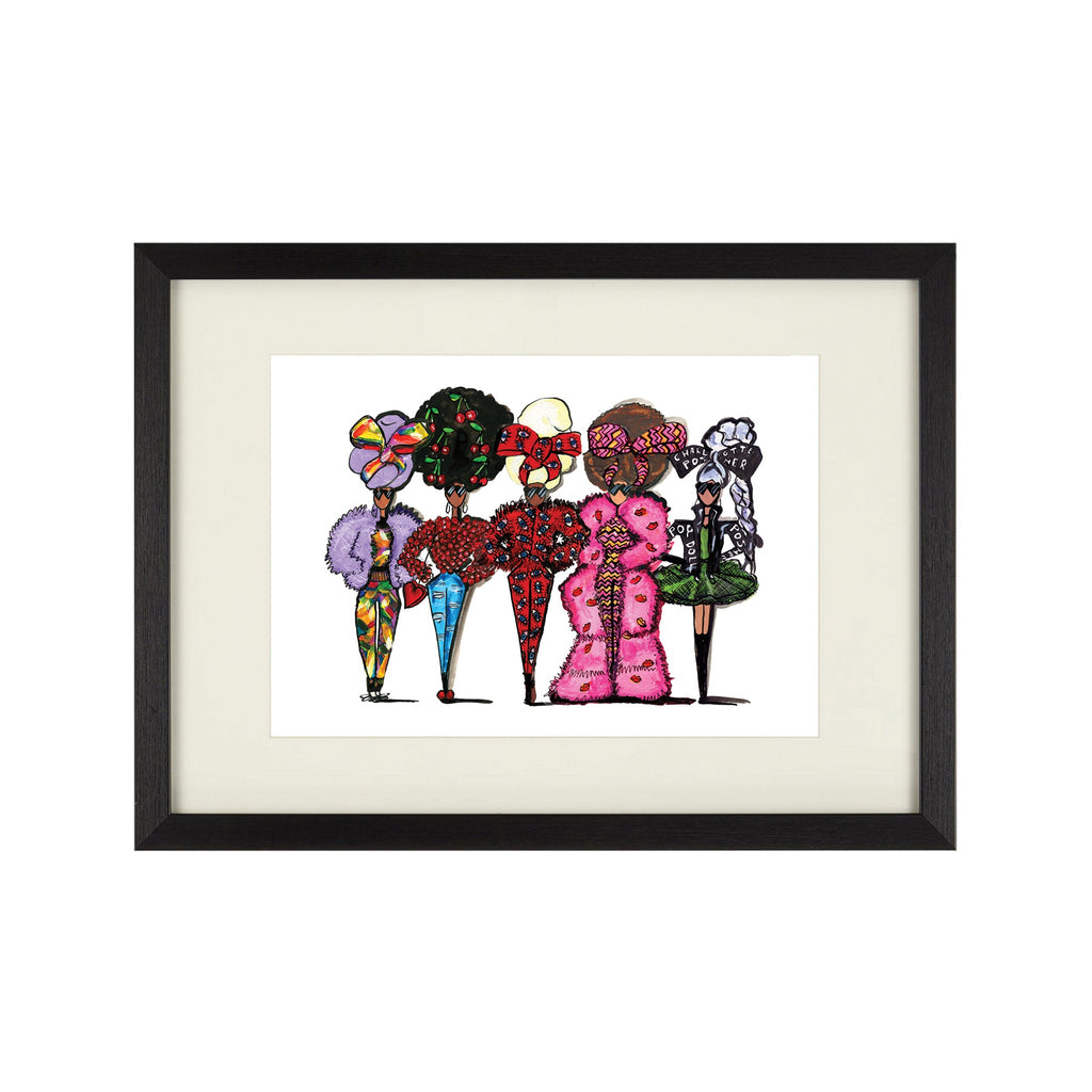 SCANDALOUS POP DOLLS PRINT - Charlotte Posner